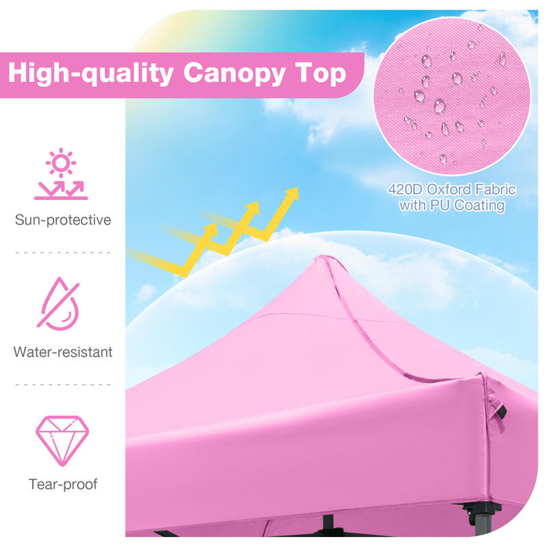 10 x 10 FT Outdoor Pop up Cano - Gazebo Pop Up avaliação e preço