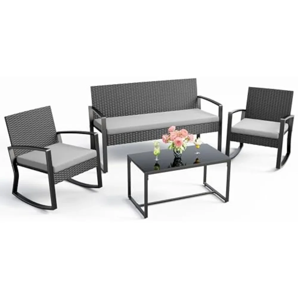 4 Piece Outdoor Patio Furnitur - Outdoor Furniture Ideas avaliação e preço