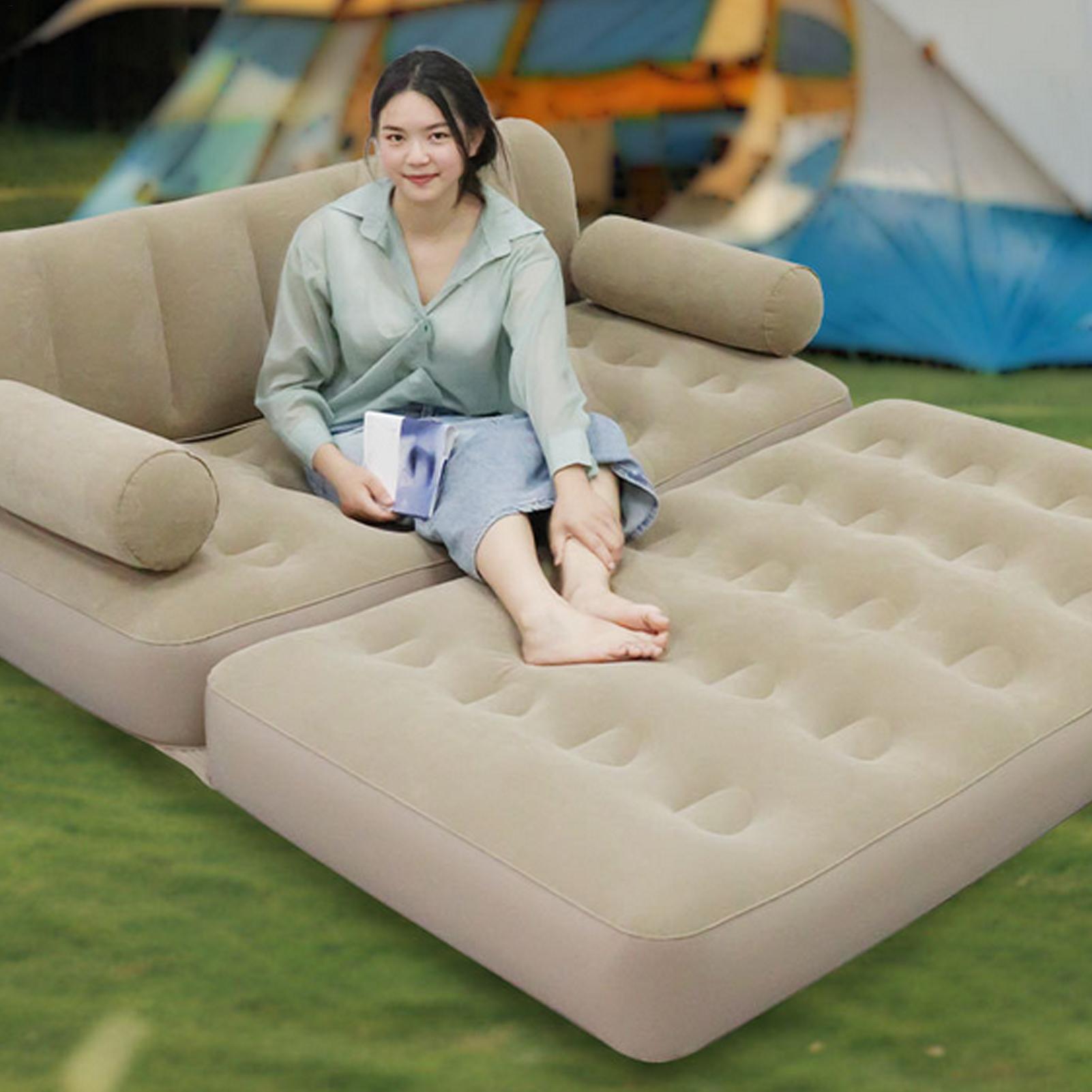 Air Sofa With Air Pump Folding - Outdoor Daybed Furniture avaliação e preço