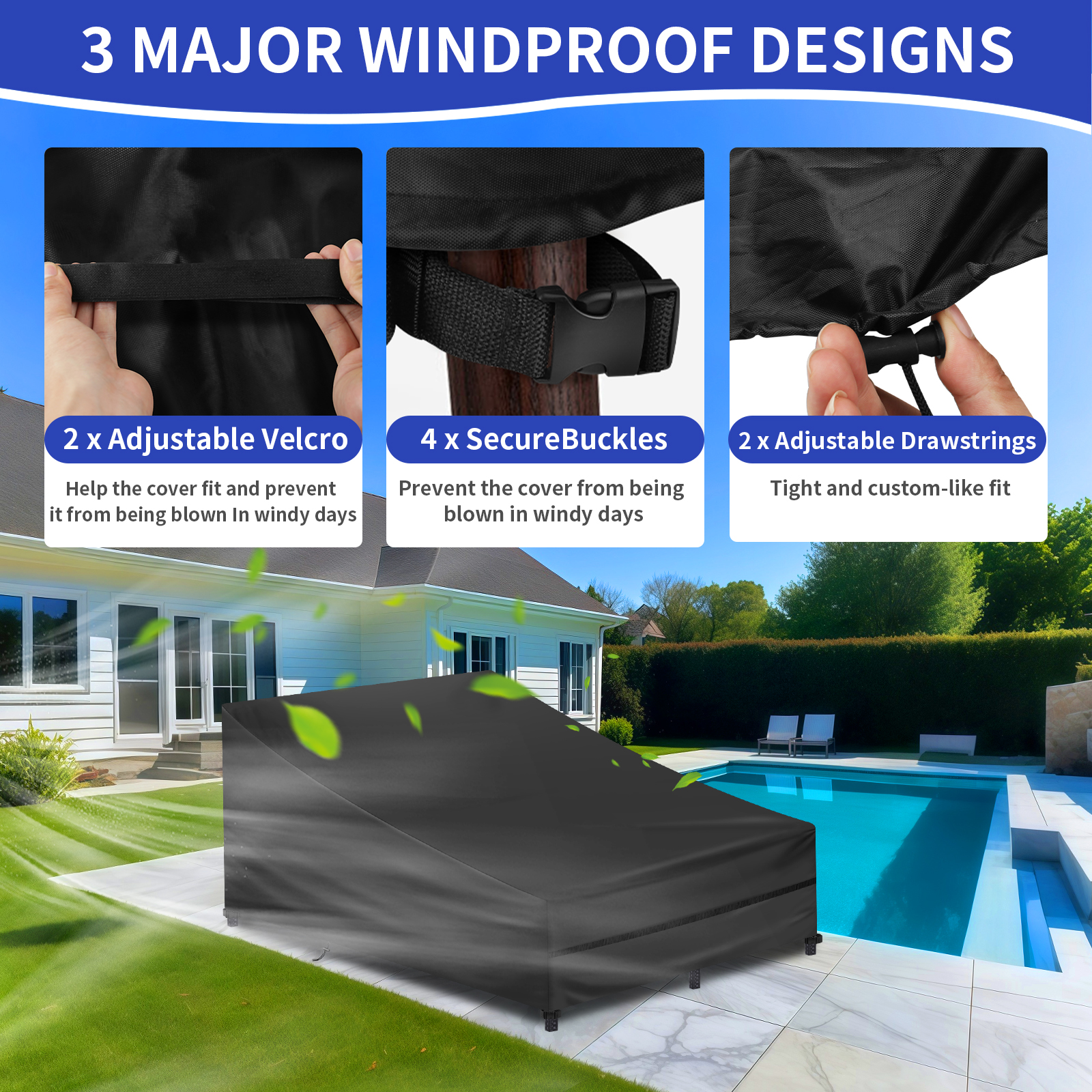 Waterproof Double/Single Wide  - Outdoor Daybed Furniture avaliação e preço