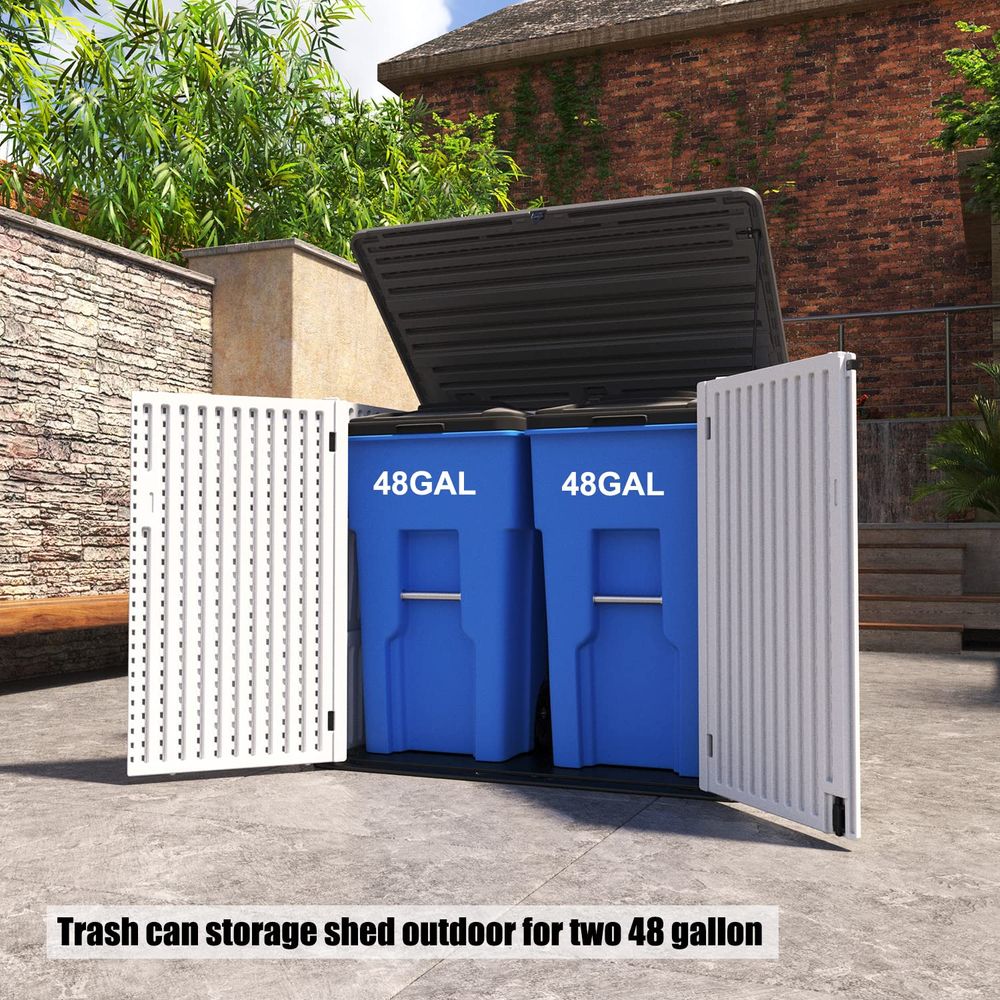 Resin Outdoor Storage Shed, 38 - Outdoor Furniture Resin avaliação e preço