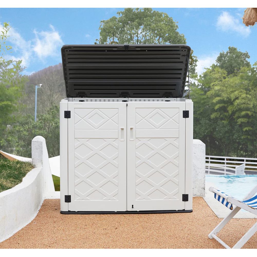 Resin Outdoor Storage Shed, 38 - Outdoor Furniture Resin avaliação e preço