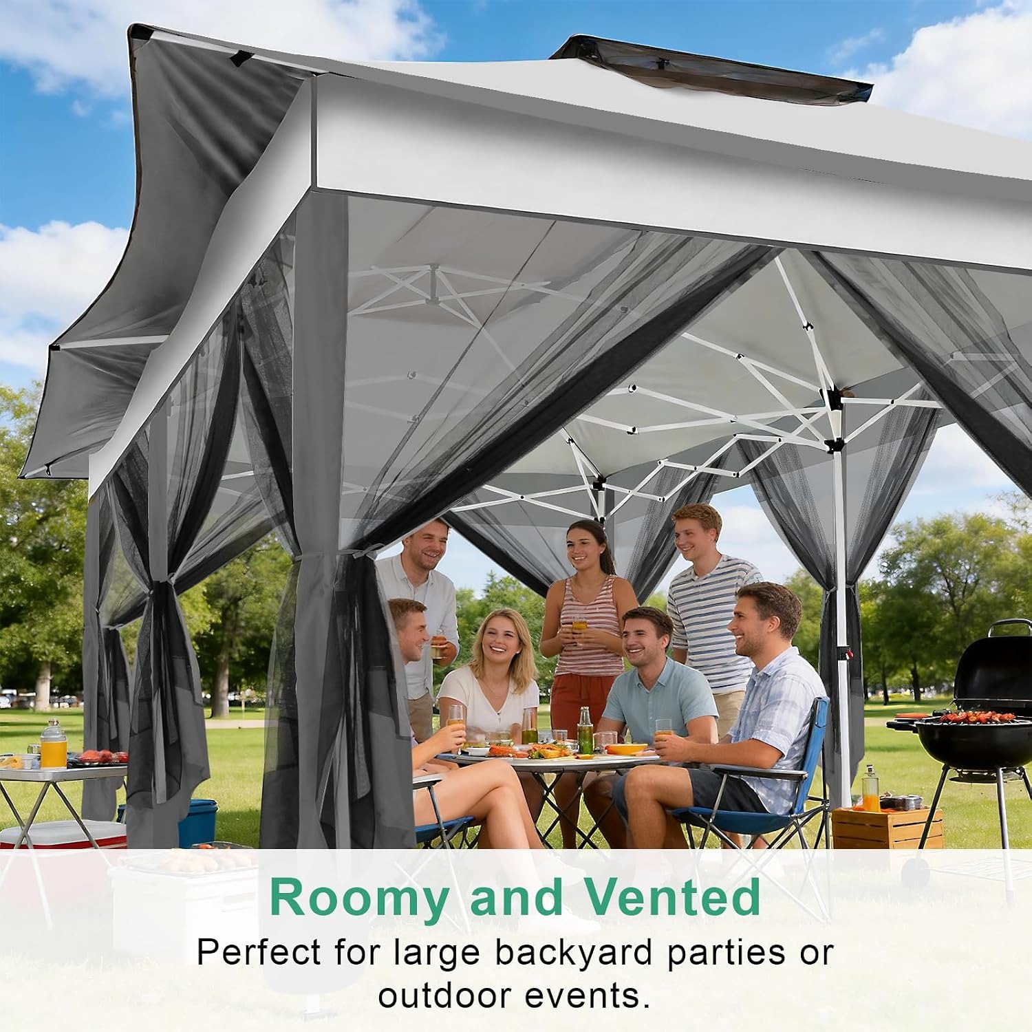 12x20 Pop Up Canopy Gazebo Lar - Gazebo Pop Up avaliação e preço