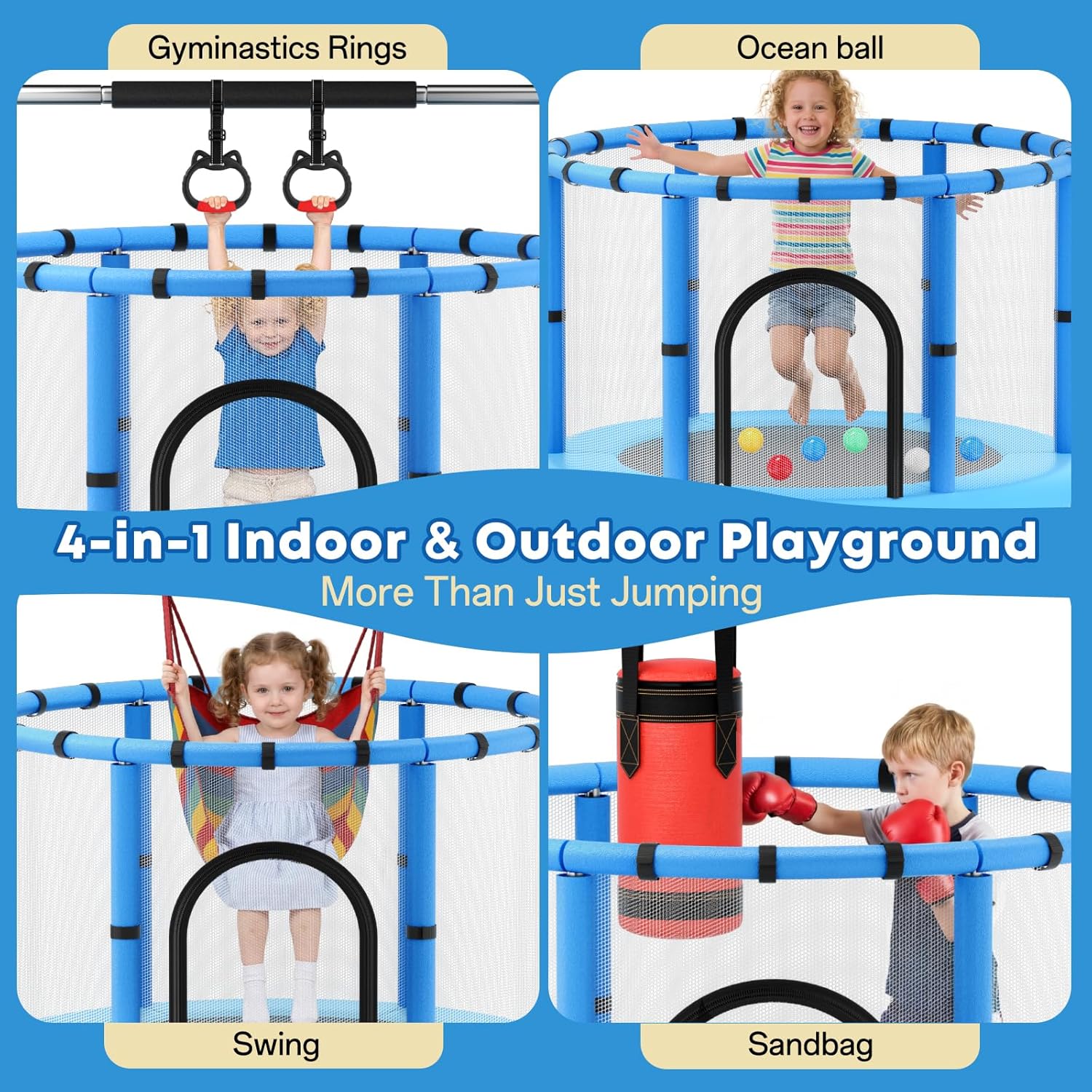 Toddler Trampoline,Trampoline  - Outdoor Furniture Designer avaliação e preço