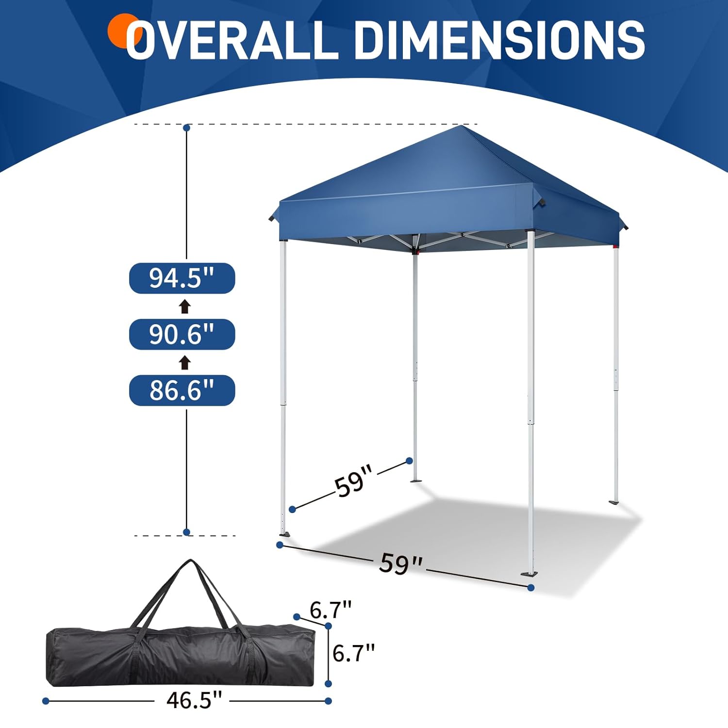 Canopy Tent, 5 X 5 FT Pop Up C - Gazebo Pop Up avaliação e preço