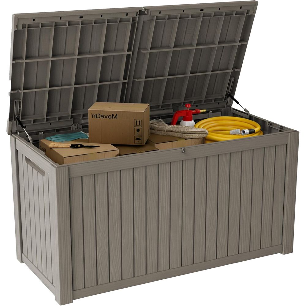 Outdoor Storage Box, Weatherpr - Outdoor Furniture Resin avaliação e preço