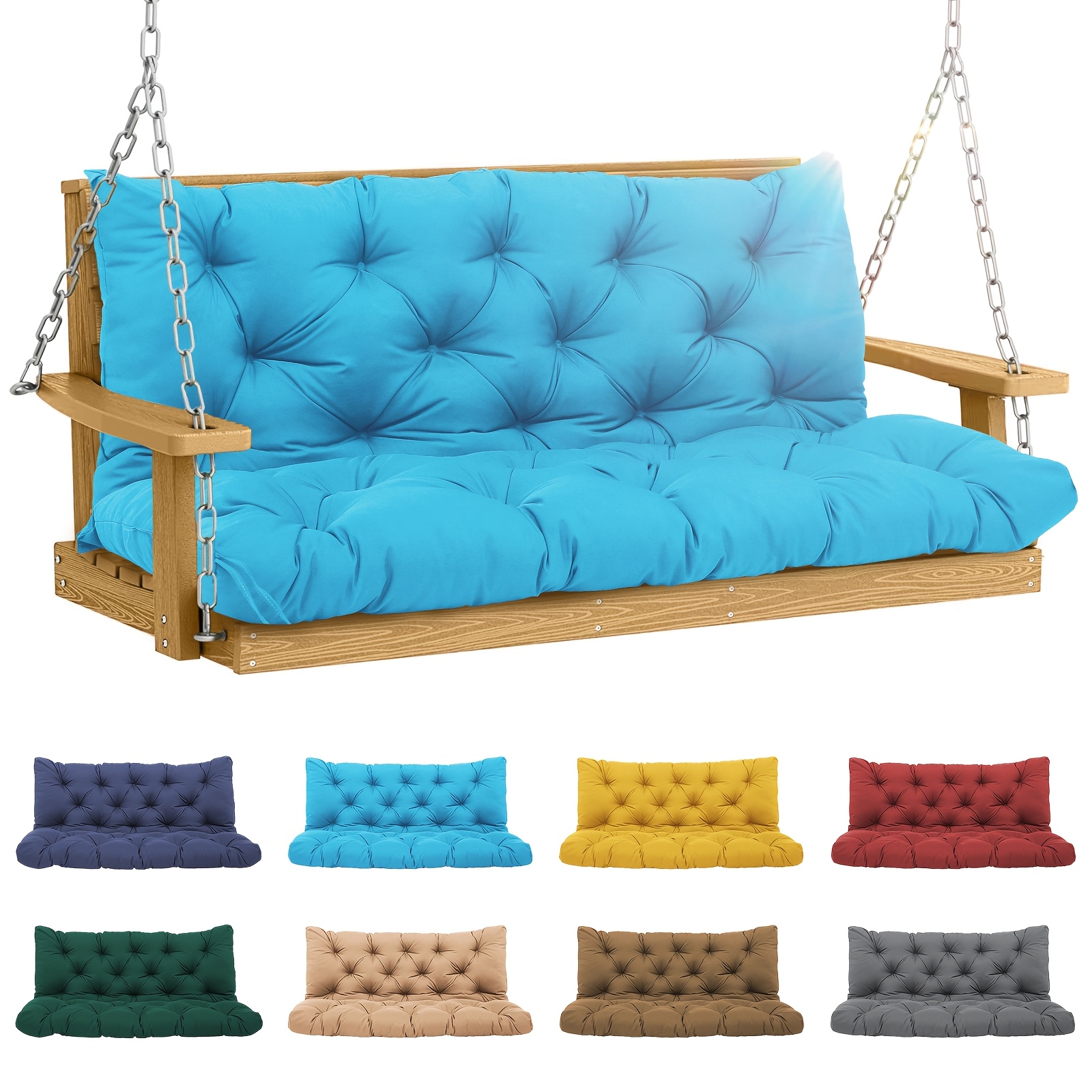 Porch Swing Cushions, Waterpro - Outdoor Furniture Without Cushions avaliação e preço