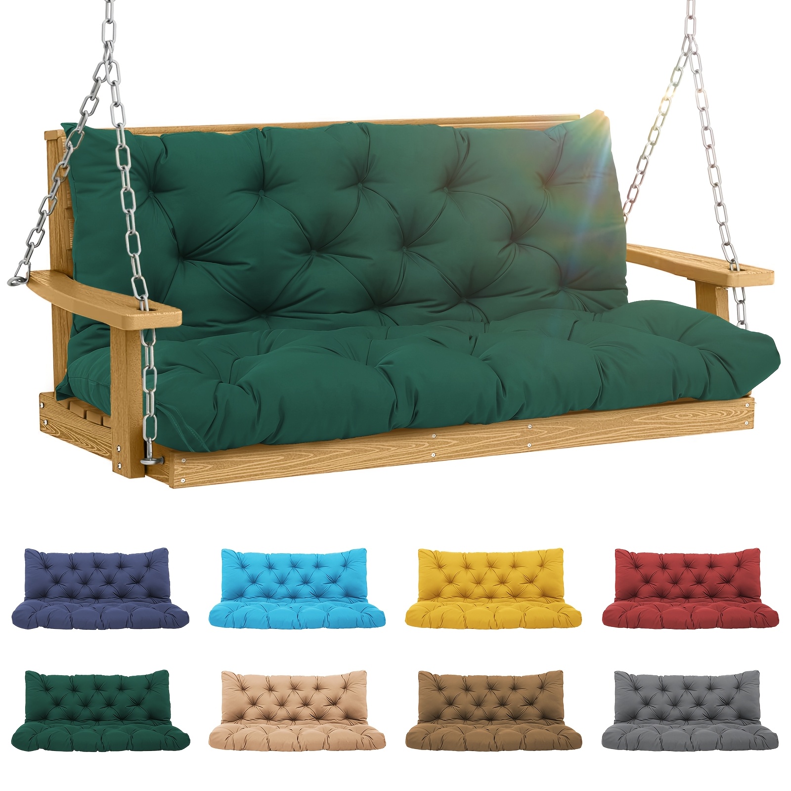 Porch Swing Cushions, Waterpro - Outdoor Furniture Without Cushions avaliação e preço