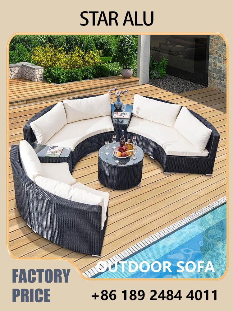 Outdoor Rattan Round Daybed So - Outdoor Daybed Furniture avaliação e preço