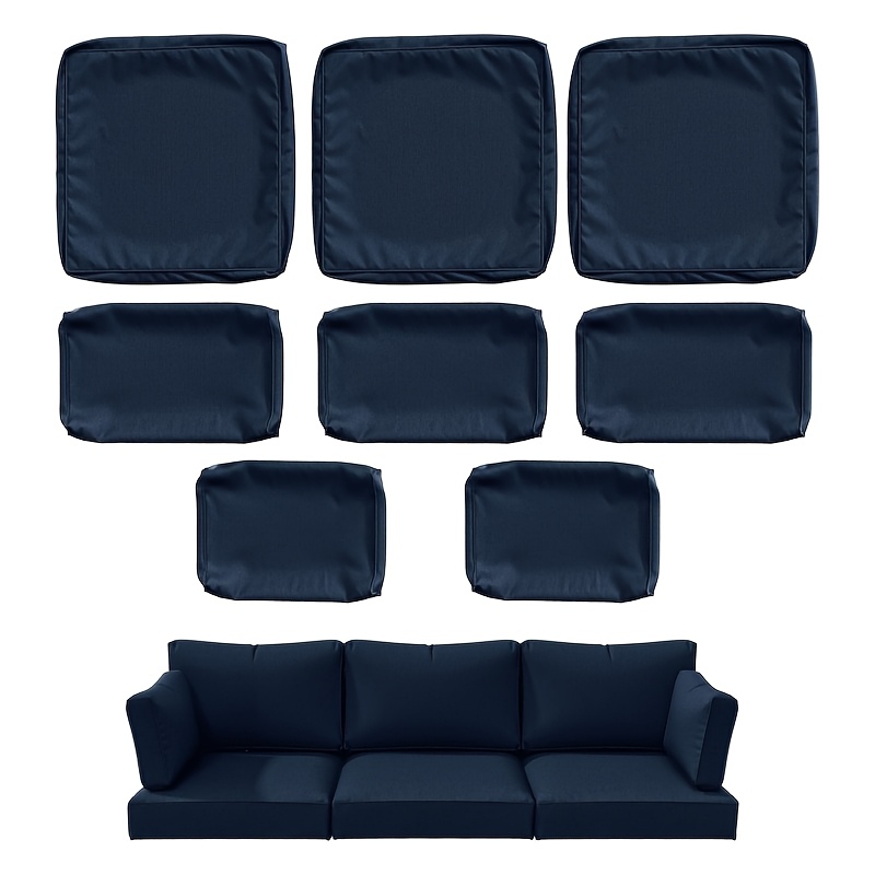 8P Outdoor Cushion Slipcovers  - Outdoor Furniture Without Cushions avaliação e preço