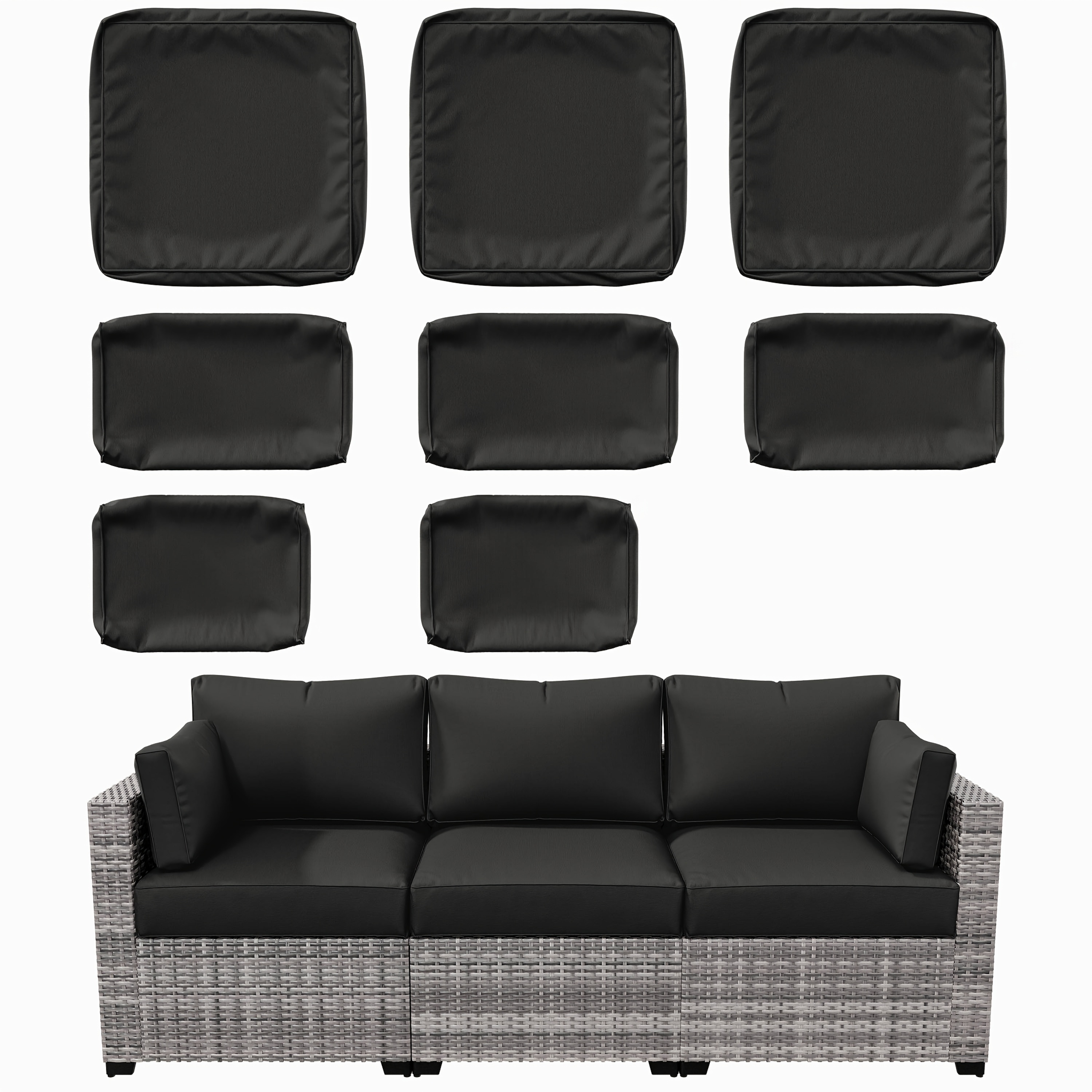 8P Outdoor Cushion Slipcovers  - Outdoor Furniture Without Cushions avaliação e preço