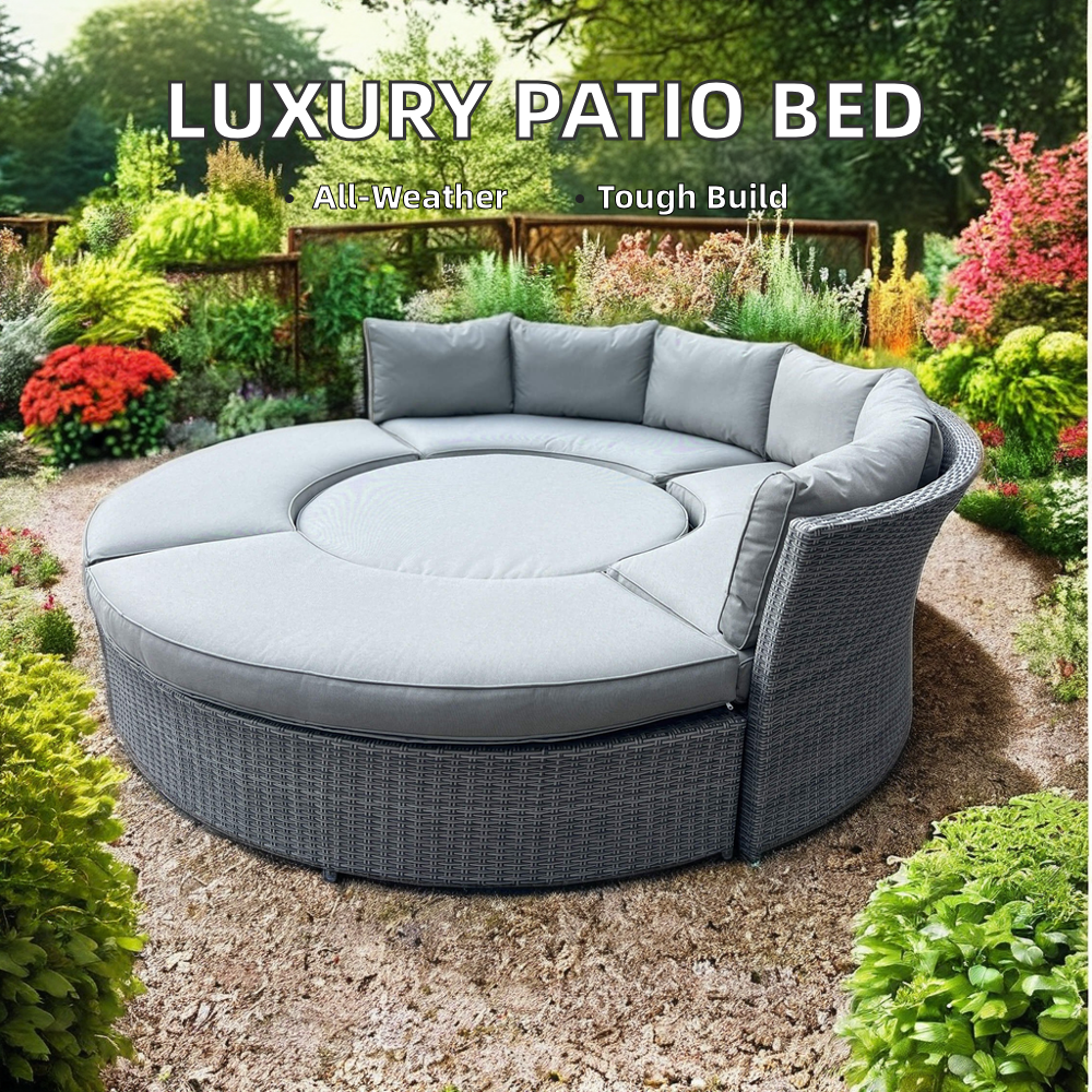 Luxury Garden Outdoor Furnitur - Outdoor Daybed Furniture avaliação e preço