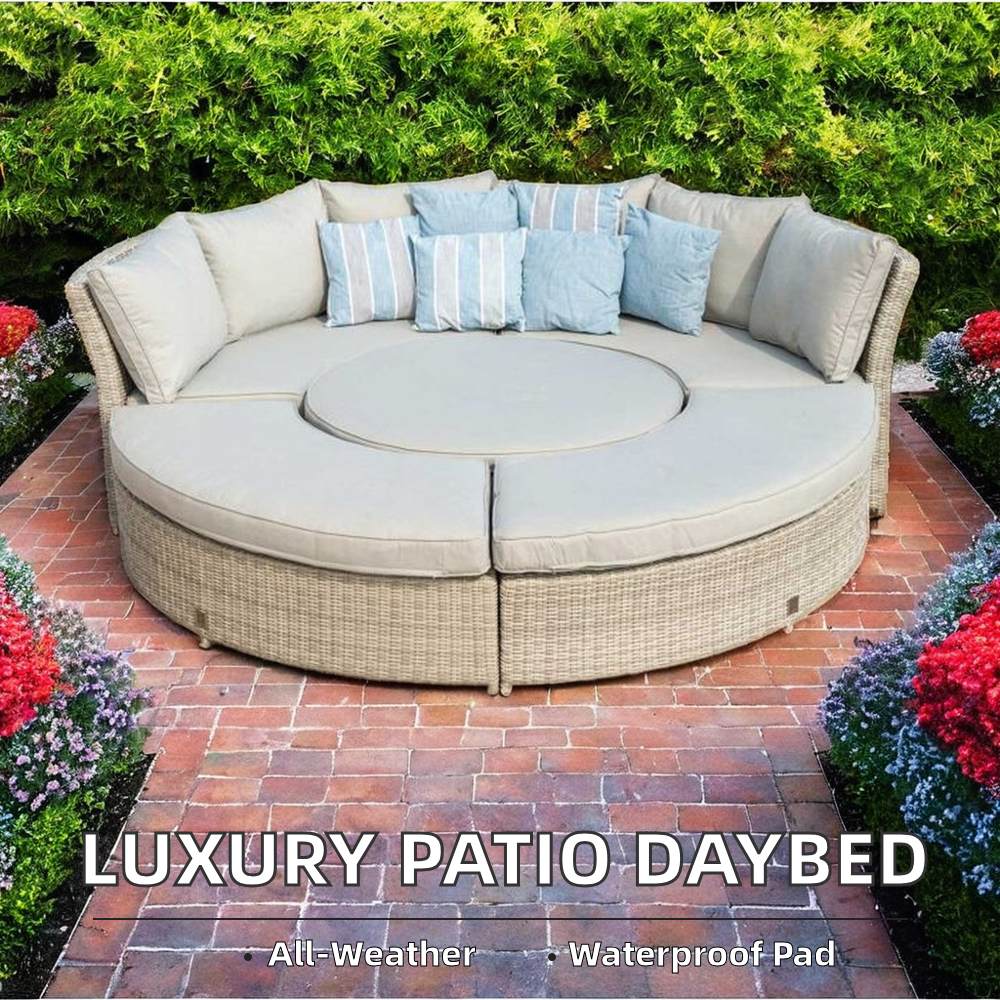 Luxury Garden Outdoor Furnitur - Outdoor Daybed Furniture avaliação e preço