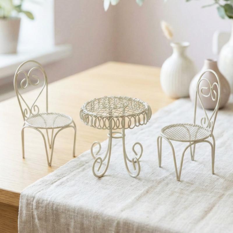 1/3Pcs Dollhouse Garden Displa - Outdoor Furniture Designer avaliação e preço