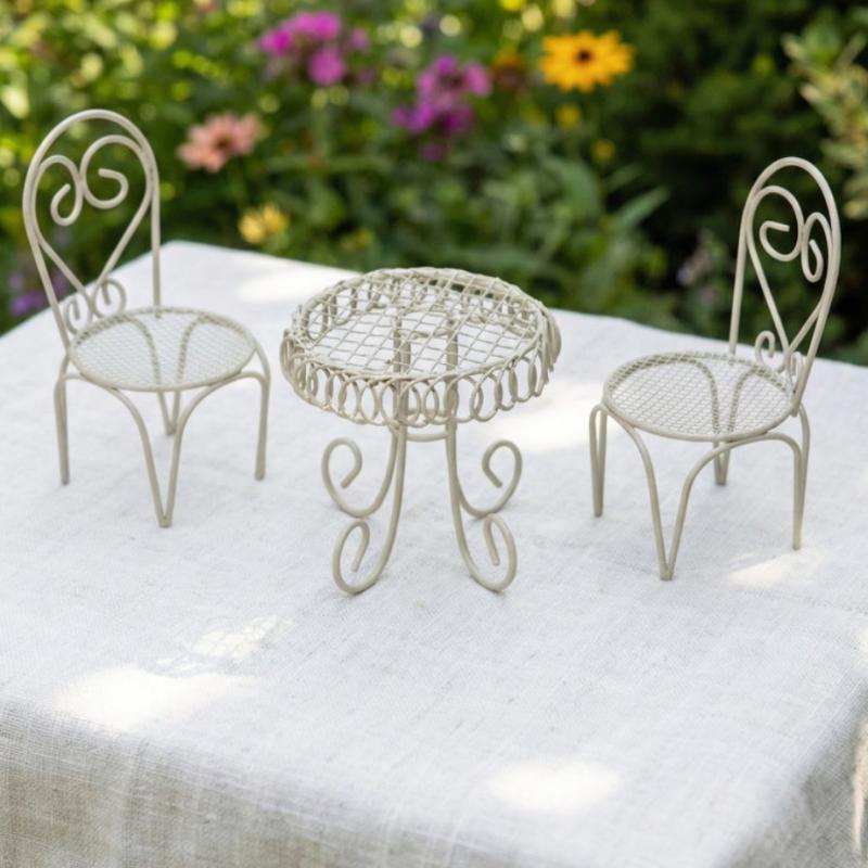 1/3Pcs Dollhouse Garden Displa - Outdoor Furniture Designer avaliação e preço