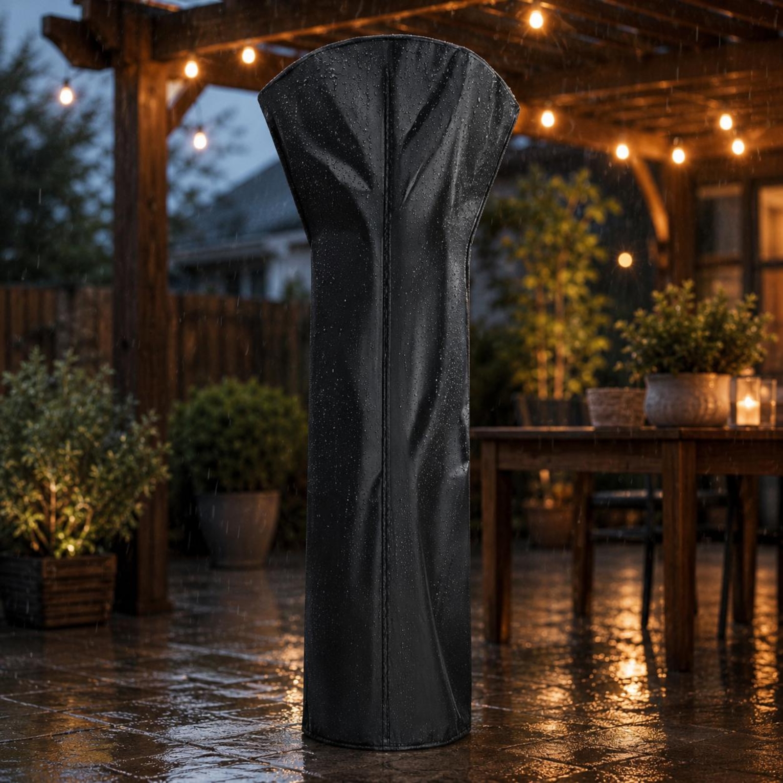 Patio Heater Cover Zipper Clos - Patio Heater Standing avaliação e preço