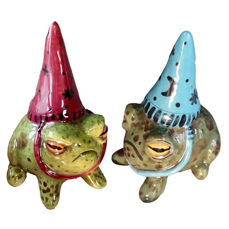 Witch Hat Little Frog Statue R - Outdoor Furniture Resin avaliação e preço