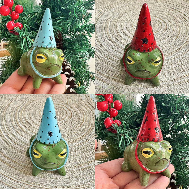 Witch Hat Little Frog Statue R - Outdoor Furniture Resin avaliação e preço