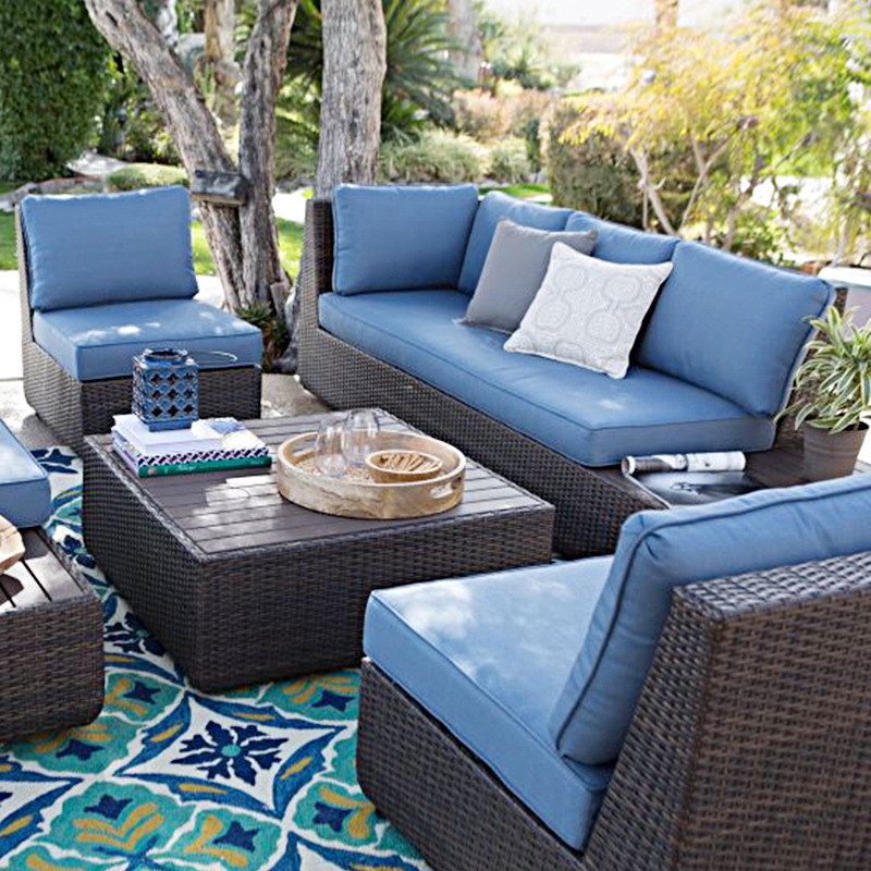 Outdoor Sofa Courtyard Rattan  - Outdoor Furniture For Sale avaliação e preço