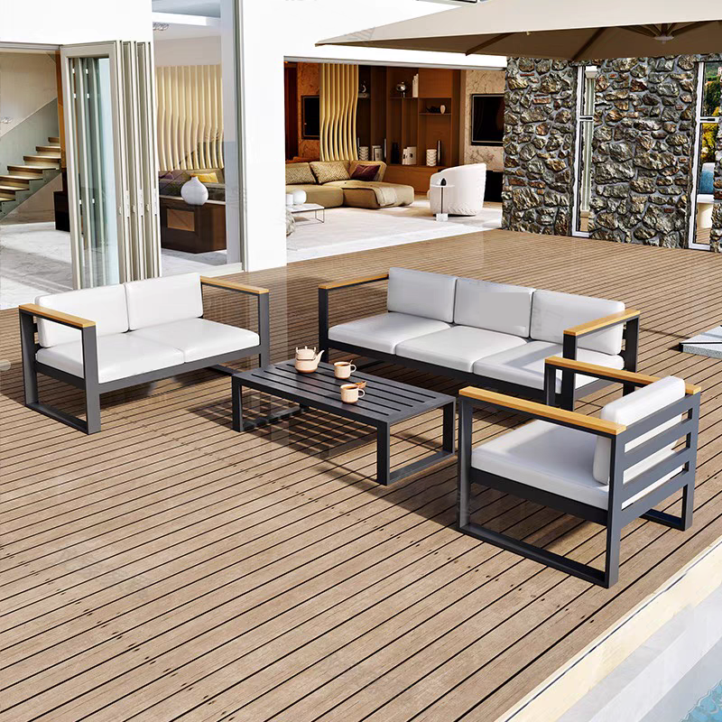 Modern Style Aluminum Patio So - Outdoor Furniture For Sale avaliação e preço