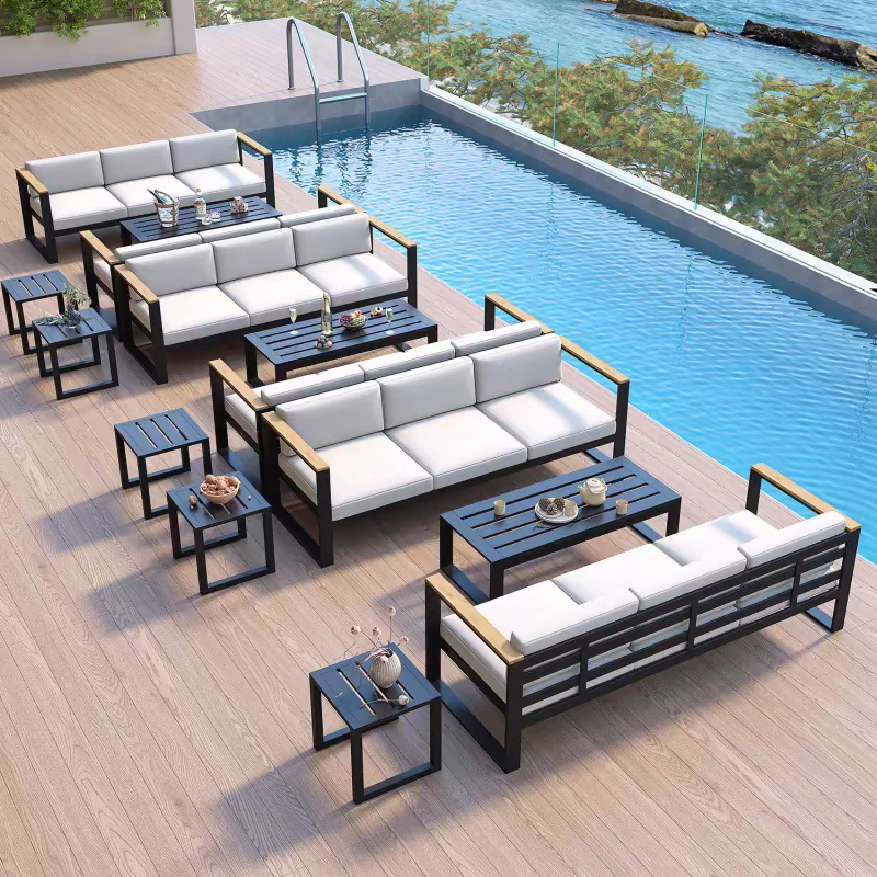 Modern Style Aluminum Patio So - Outdoor Furniture For Sale avaliação e preço