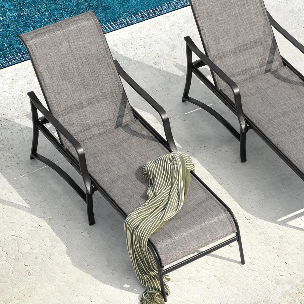 Outdoor Metal Lounge Chairs Se - Outdoor Furniture Ideas avaliação e preço