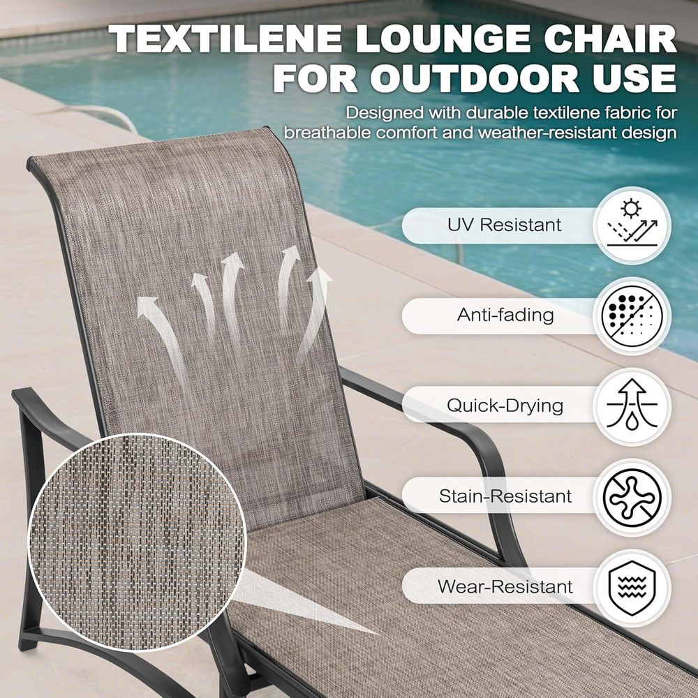 Outdoor Metal Lounge Chairs Se - Outdoor Furniture Ideas avaliação e preço
