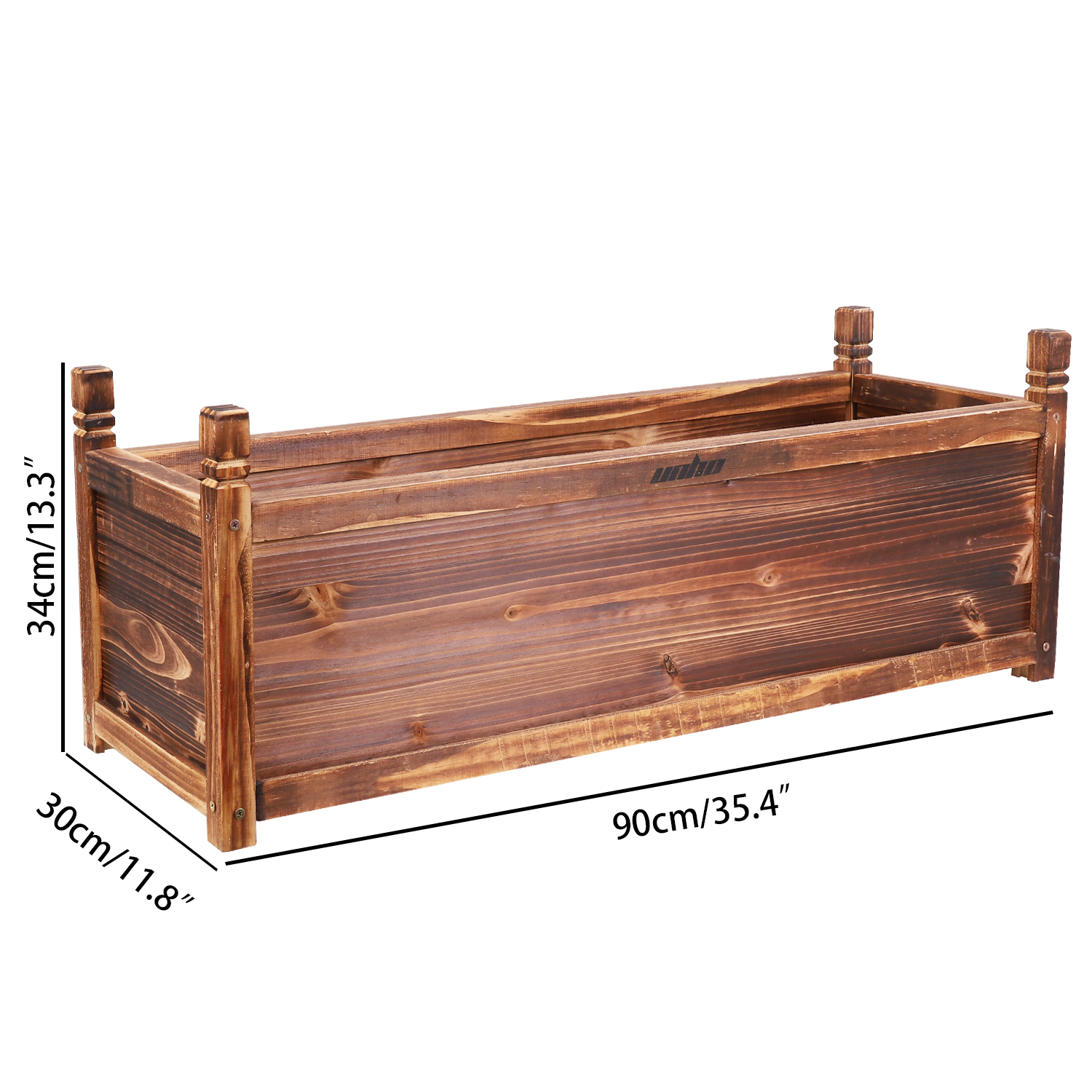 Wood Planter Box Outdoor Raise - Outdoor Daybed Furniture avaliação e preço