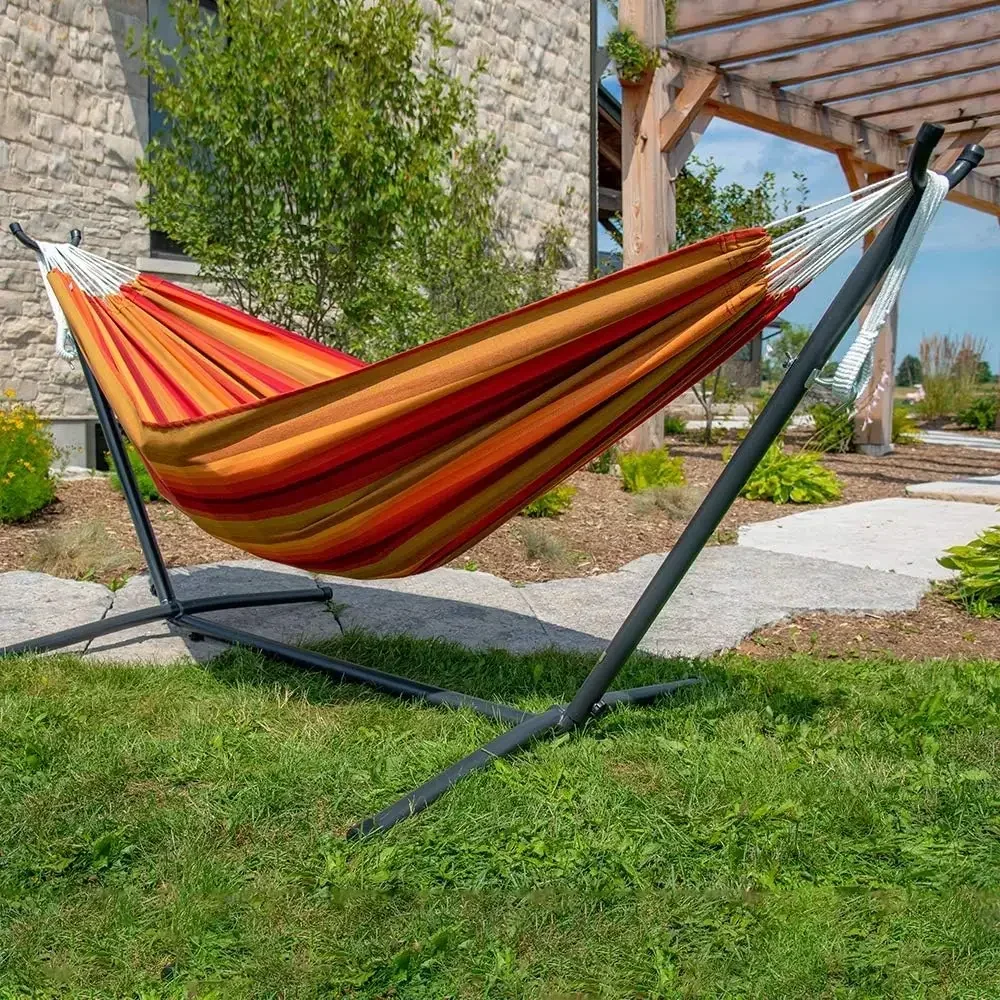 Hot-sellingDouble Sunbrella Ha - Hammock With Stand avaliação e preço