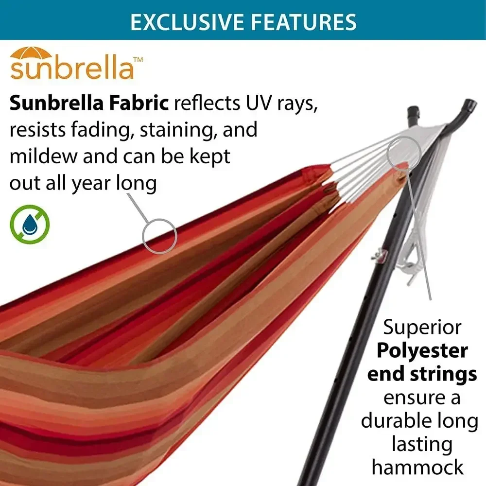 Hot-sellingDouble Sunbrella Ha - Hammock With Stand avaliação e preço