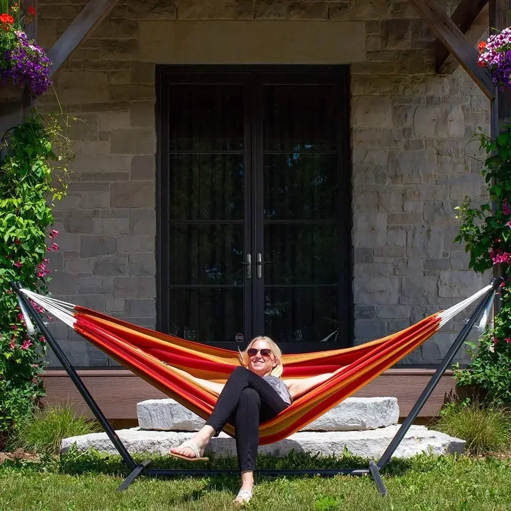 Hot-sellingDouble Sunbrella Ha - Hammock With Stand avaliação e preço