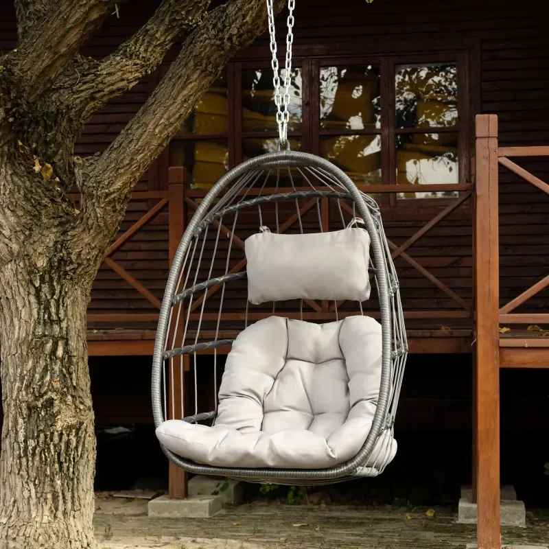 Outdoor Wicker Rattan Swing Ch - Outdoor Furniture Without Cushions avaliação e preço