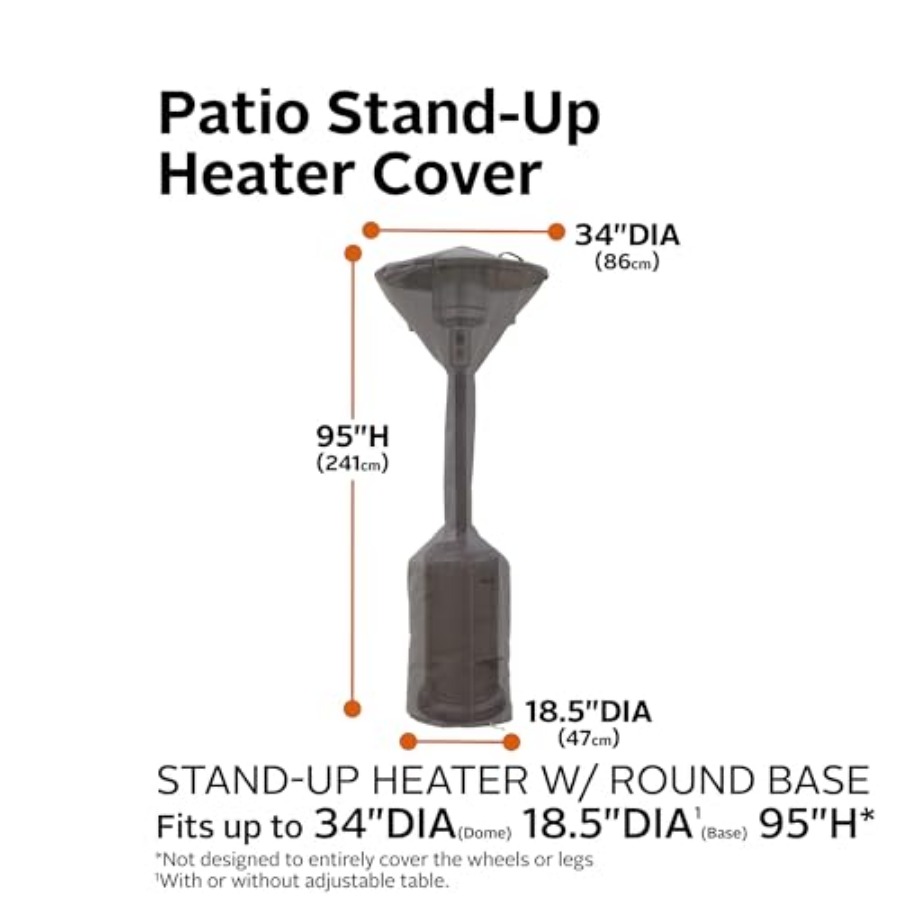 Ravenna Water-Resistant 34 Inc - Patio Heater Standing avaliação e preço
