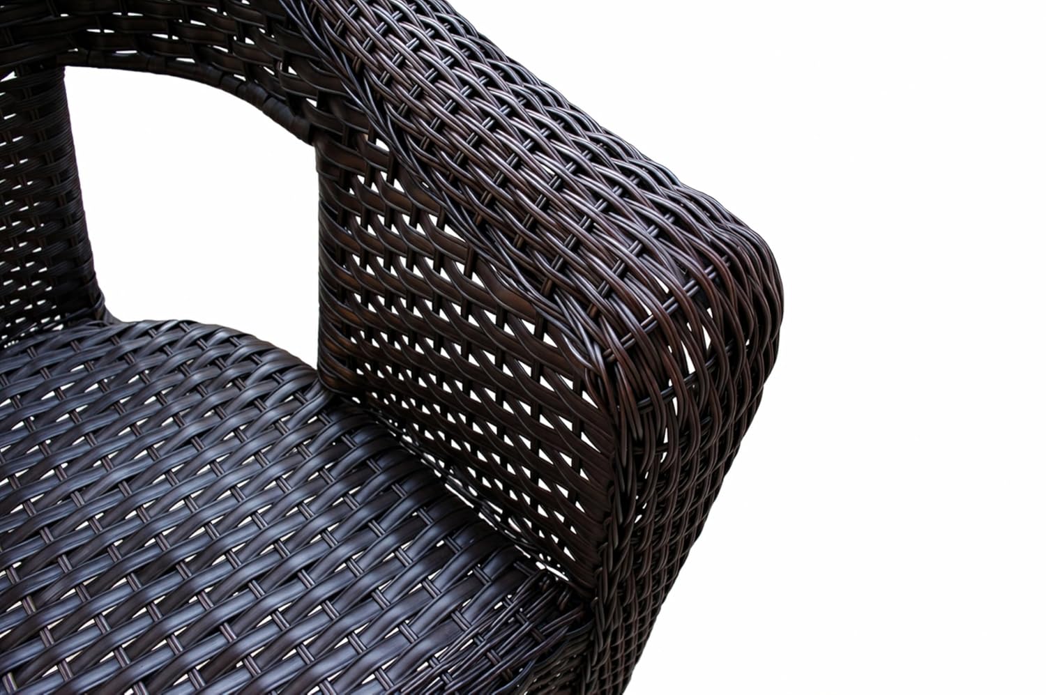 Resin Wicker Single Chair With - Outdoor Furniture Without Cushions avaliação e preço